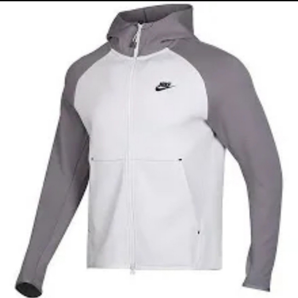 Nike Sportswear tech fleece Hoodie Grey/White